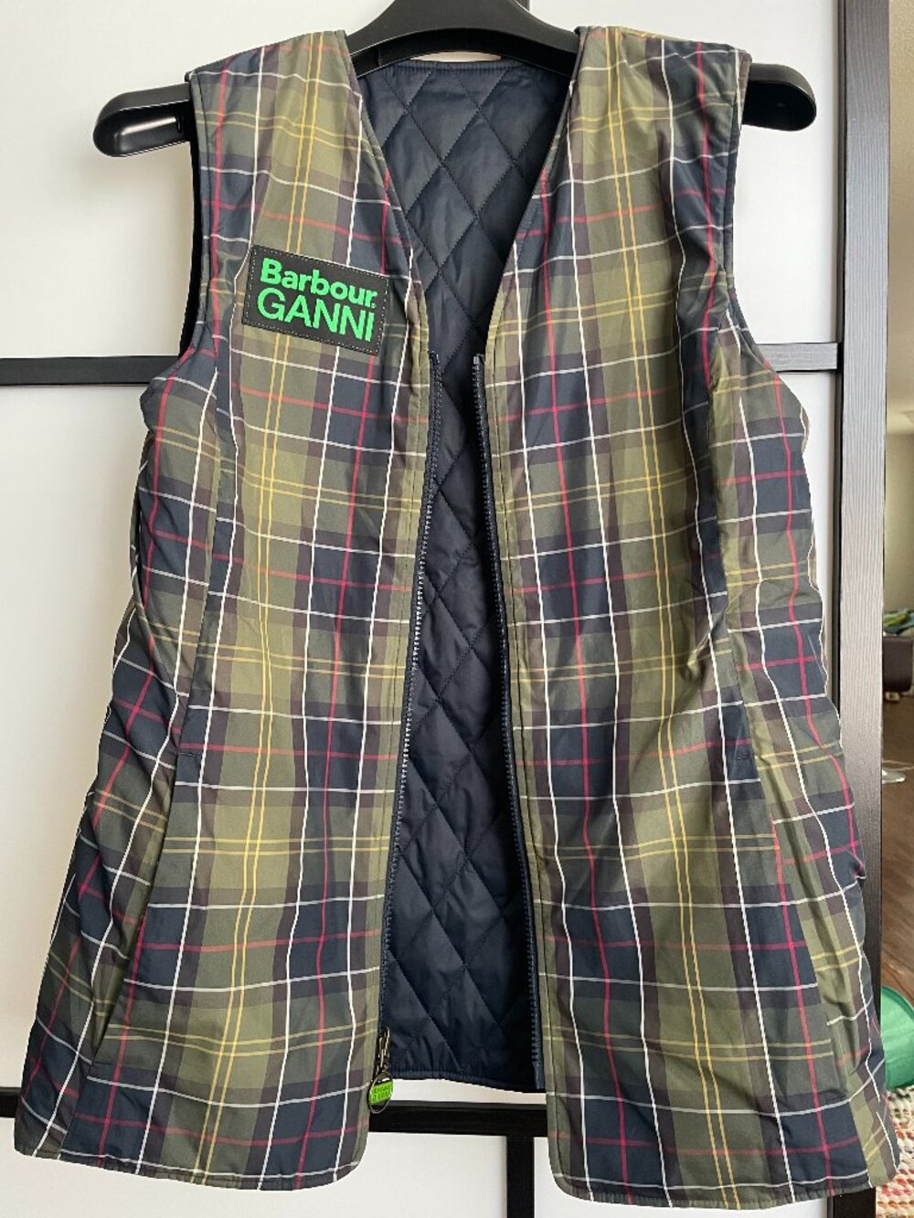 GANNI X BARBOUR reversible vest - US8